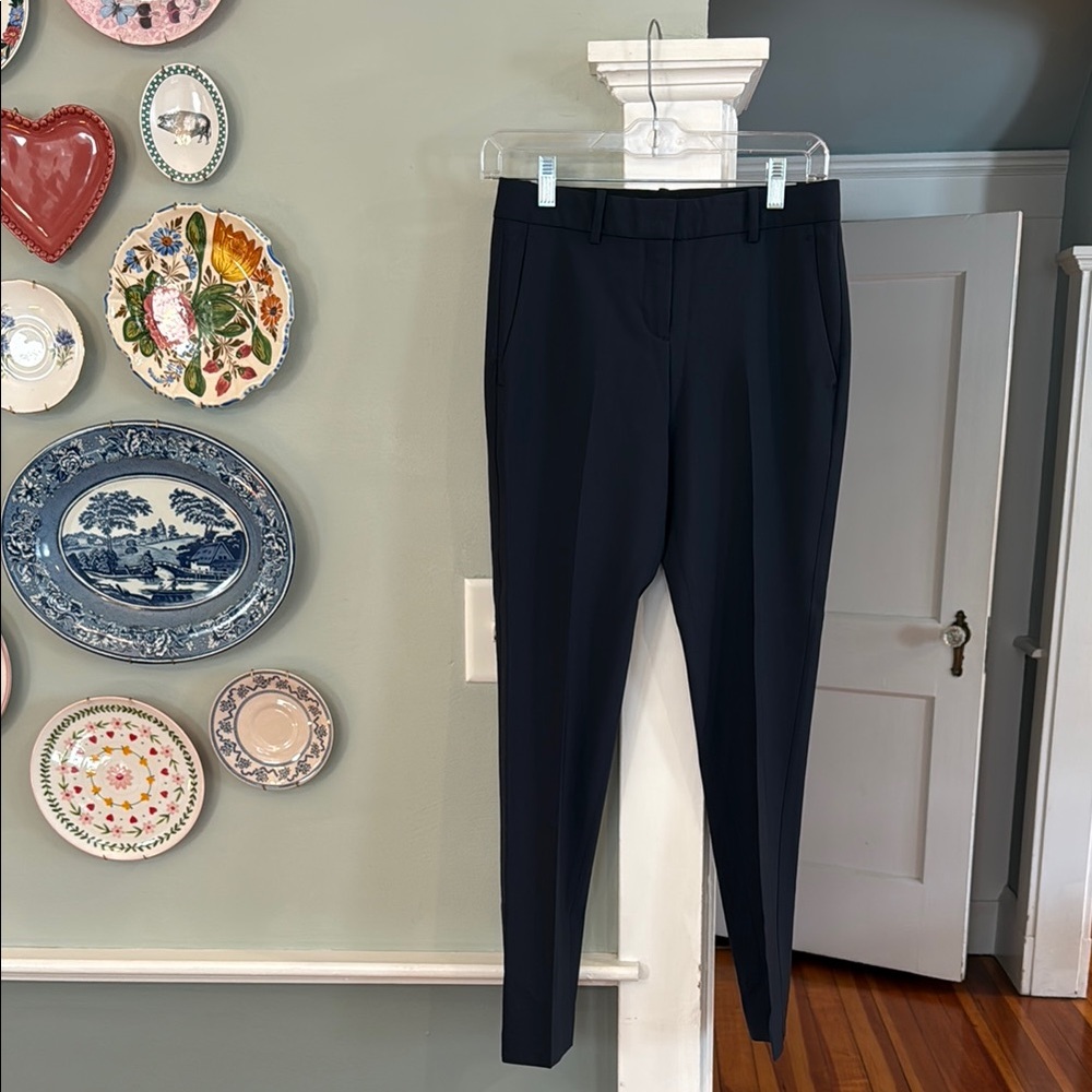 Theory Testra 2B Edition Stretch Wool navy pants